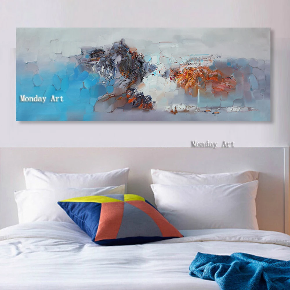 Абстрактная Красивая Пейзажная живопись на холсте модный постер печать странных