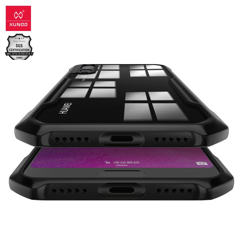 XUNDD анти-impaction защитный чехол для телефона huawei P20/P20 Pro модный прозрачный с