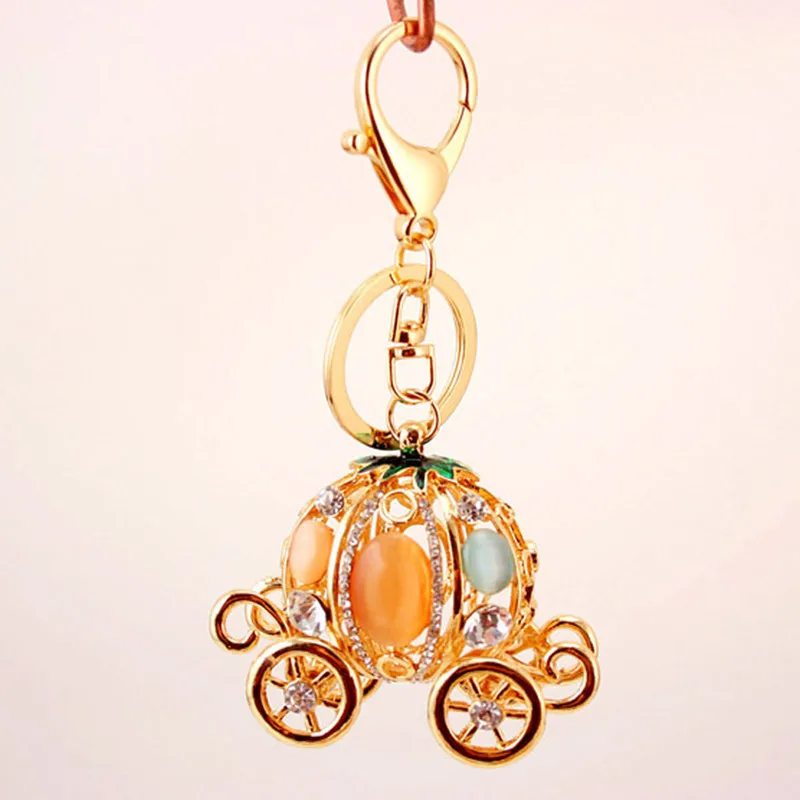 Мода Jewelry сказки тема Золушка тыквы каретки брелки с Опал Камень для Для женщин