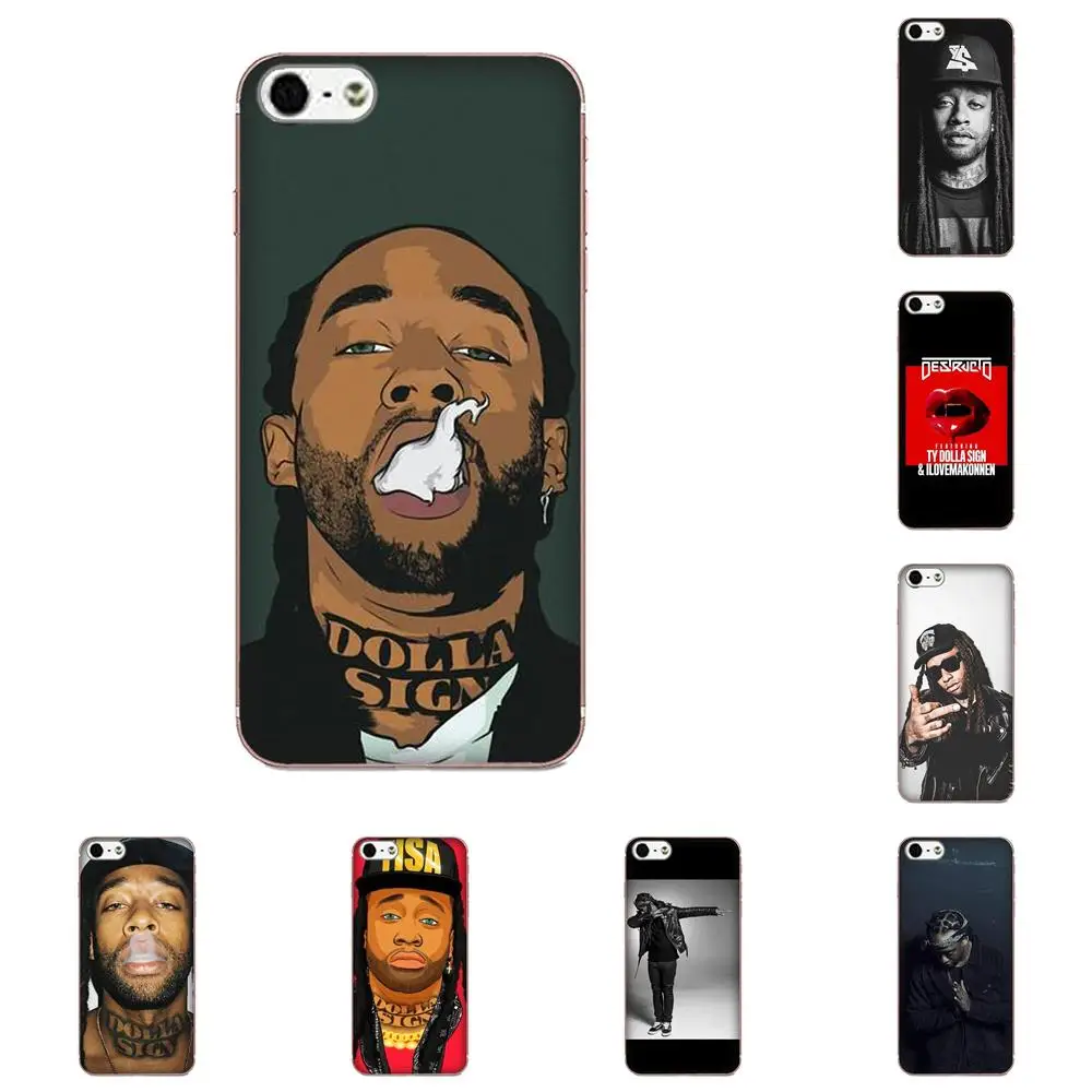 Мягкий ТПУ чехол для телефона Ty Dolla Sign Huawei Honor 4C 5A 5C 5X 6 6C 6A 6X 7 7X 8 9 V8 V10 Y3II Y5II Y6II G8 P7 Play