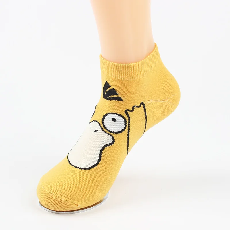 4 пар/лот носки с покемонами хлопковые жаккардовые японские Пикачу чармандером