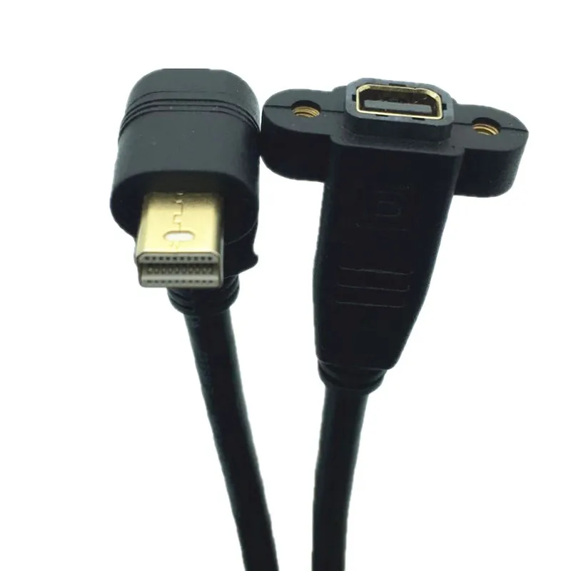 Thunderbolt 2 Mini DisplayPort штекер гнездо 90 градусов вверх и вниз влево вправо угловой с