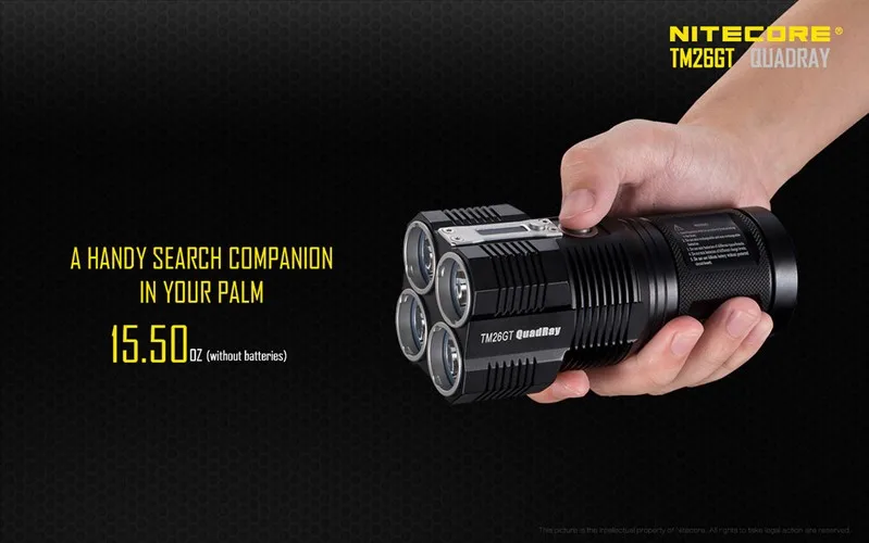 Продукт крошечный Монстр Nitecore TM26GT 3500 Lumnes CREE XP-L HI V3 светодиодный прожектор фонарик с O светодиодный дисплей