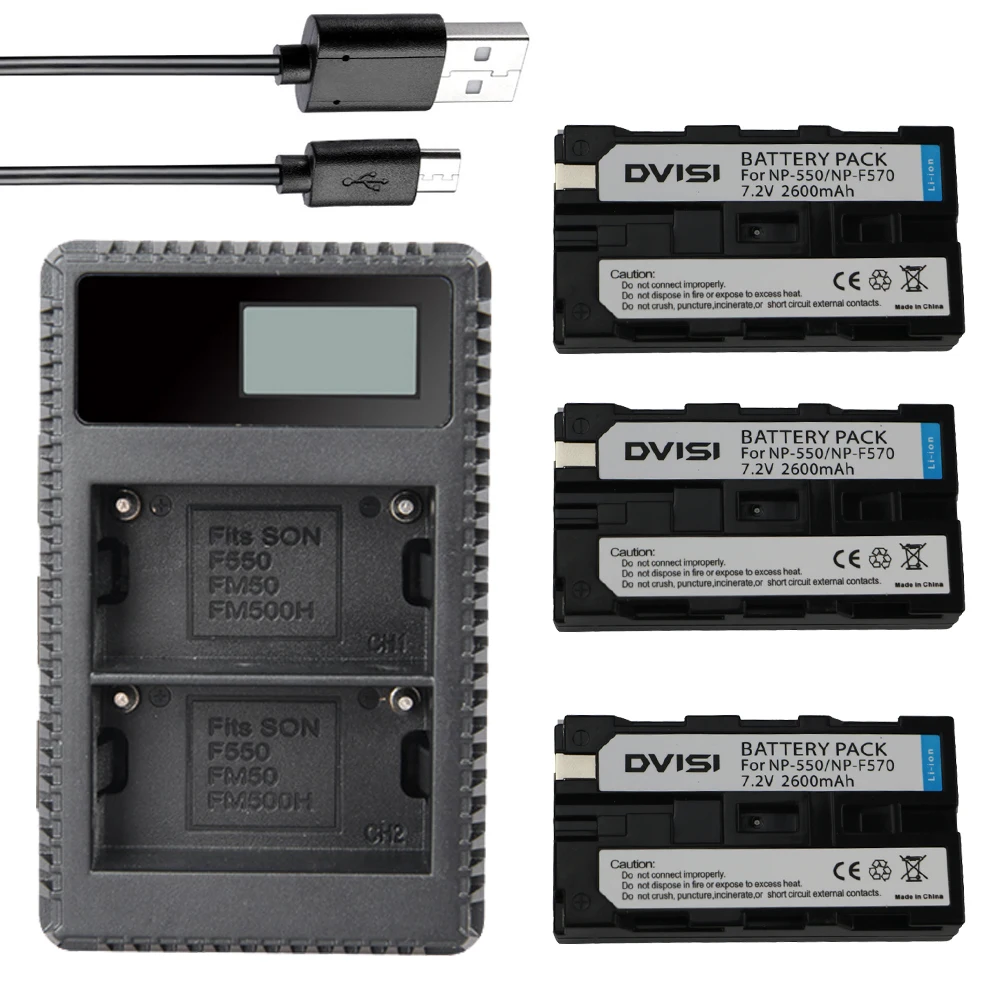 USB зарядное устройство для телефона 3 шт.|np-f550 charger|sony np-f550sony np-f570 |