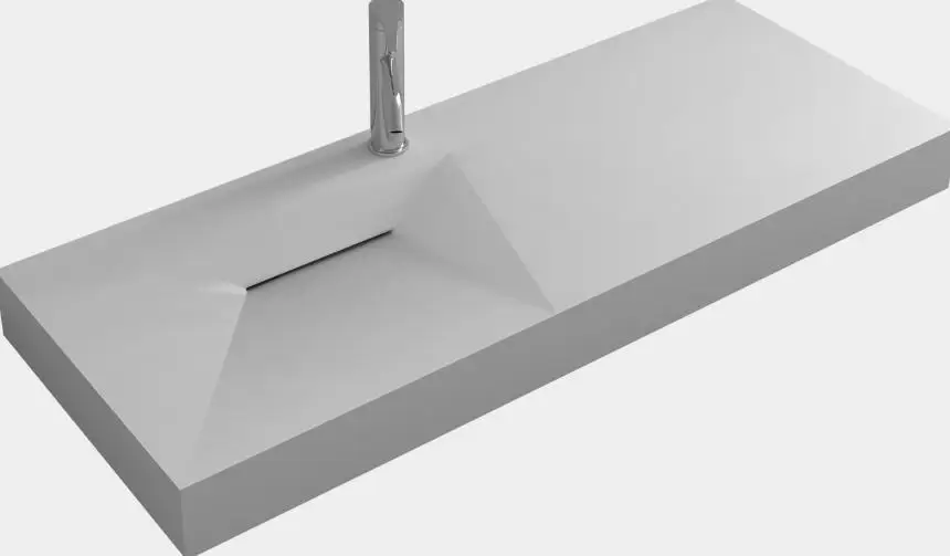 Настенная матовая белая раковина 1200 мм|white sinks|counter top basinstone basin sink |