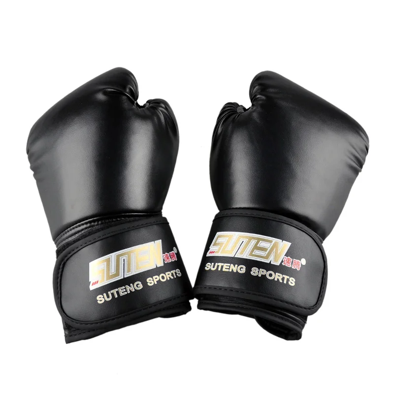 

SUTEN High-grade PU Boxing Gloves Kickboxing MMA Training Fighting Sandbag SUTENG Sanda Glove 3 Colors