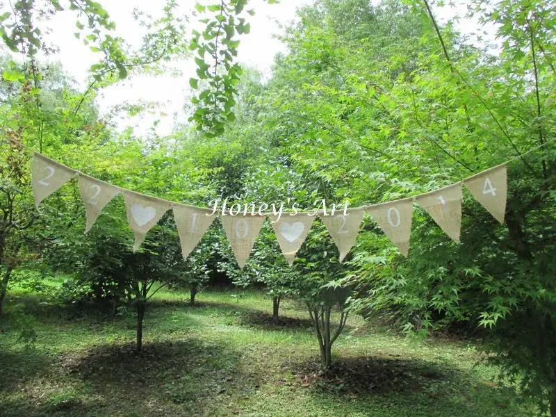 Свадебные баннеры из мешковины-реквизит для свидания и свадебных