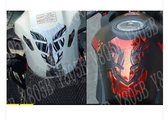 Протектор для бензобака Chrome Flame протектор Honda Yamaha Suzuki Kawasaki Street BMW KTM Aprilia Ducati Buell Triumph