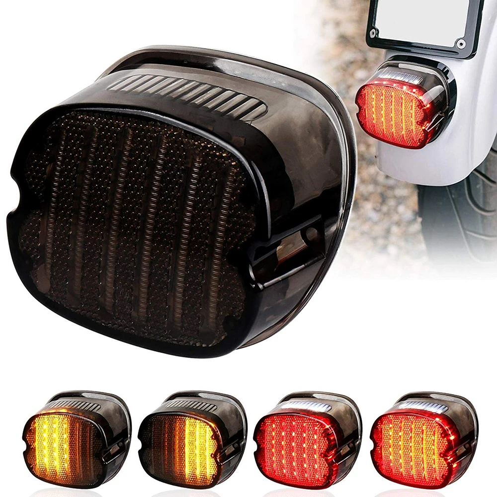 LED Taillight with Braking Turn Signal 1 pcs Replacement Tail Light for-Harley Dyna Road King Electra Glide Street Bob Touring |