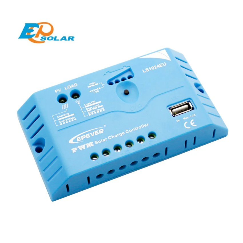 EPSOLAR LS1024EU 10A 12V 24V EP EPEVER PWM LandStar регулятор солнечного заряда с 5V USB|solar charge controller