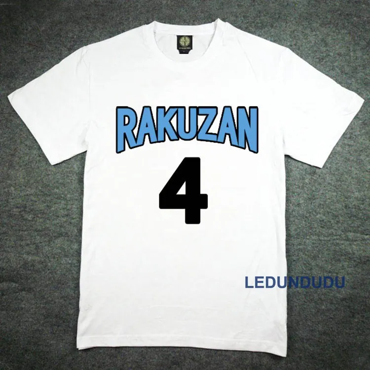 Аниме Куроко но басуке корзина футболки Seirin Kagami Taiga GAKUEN Aomine Daiki костюмы для косплея Мужская спортивная одежда Джерси Топы футболки - Цвет: Rakuzan white