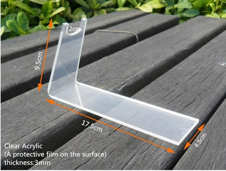 100pcs wholesale Anime Clear acrylic mounted weapon pistols holder gun model showing display stand rack free Shipping | Дом и сад