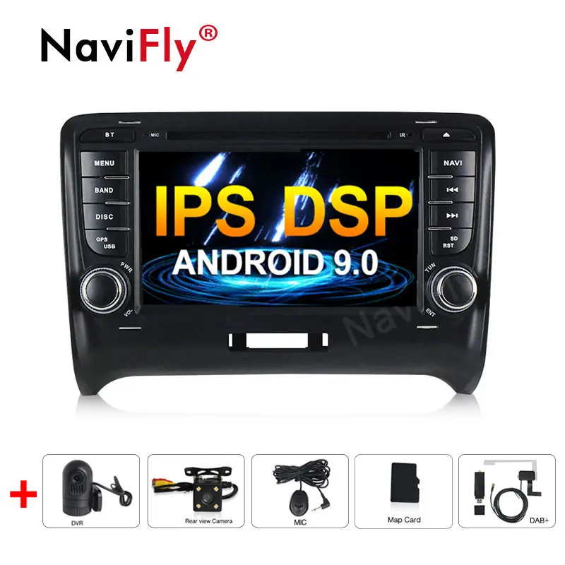 Android 9 0 IPS DSP автомобильный dvd Радио Аудио мультимедийный плеер для Audi TT MK2 8J 2006 2007 2008