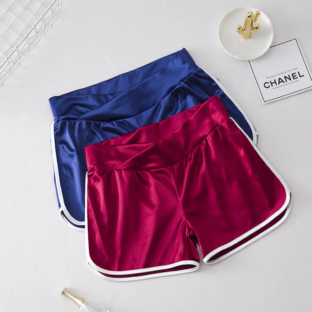 SAGACE фитнес шорты Женщины летом беременных Твердые Открытый случайные женщины