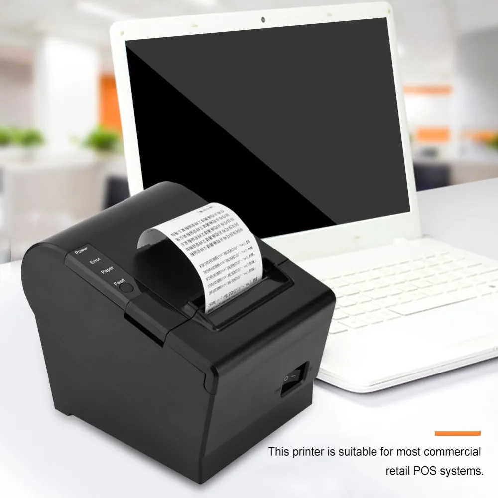 Самый дешевый Bluetooth Ethernet USB POS 80 мм POS80 Термальный чековый принтер с автоматическим резаком andorid и win10