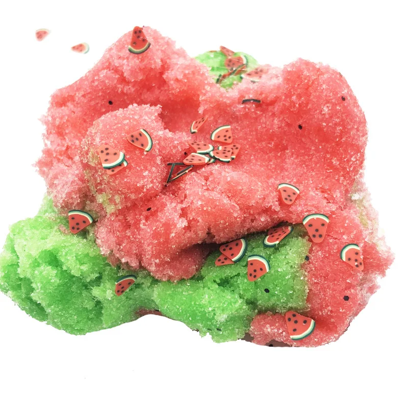 60 мл Лизуны в виде фруктов пушистый слизи облако Slime Лепка клей Slimes игрушка Лизун