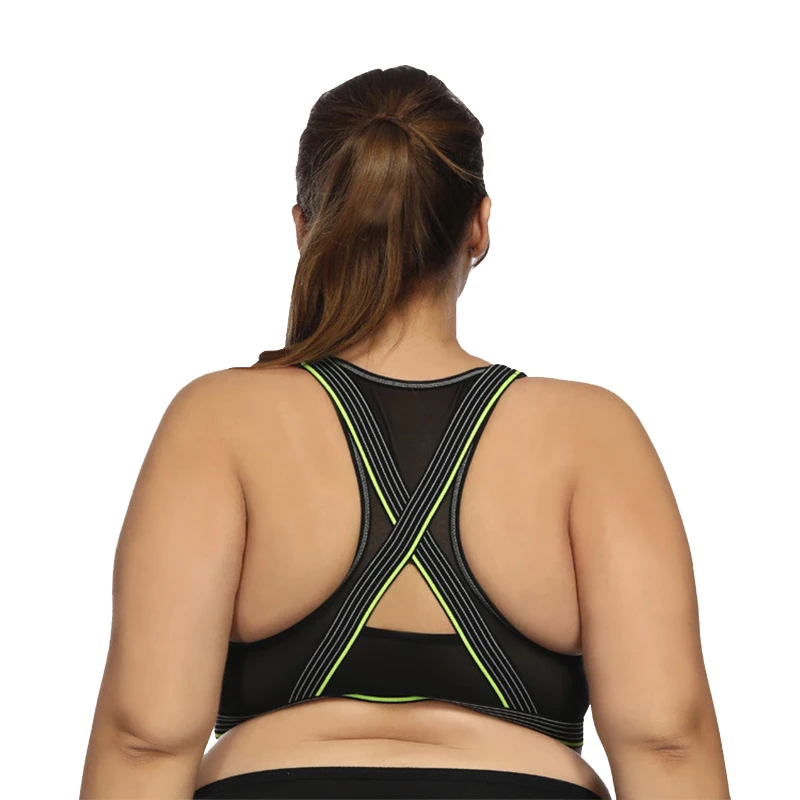 Push Up Sports Bra Women Front Zip Zipper Sport Bras High Impact Top Mujer Sportswear Underwear Fitness Yoga Running Brassiere