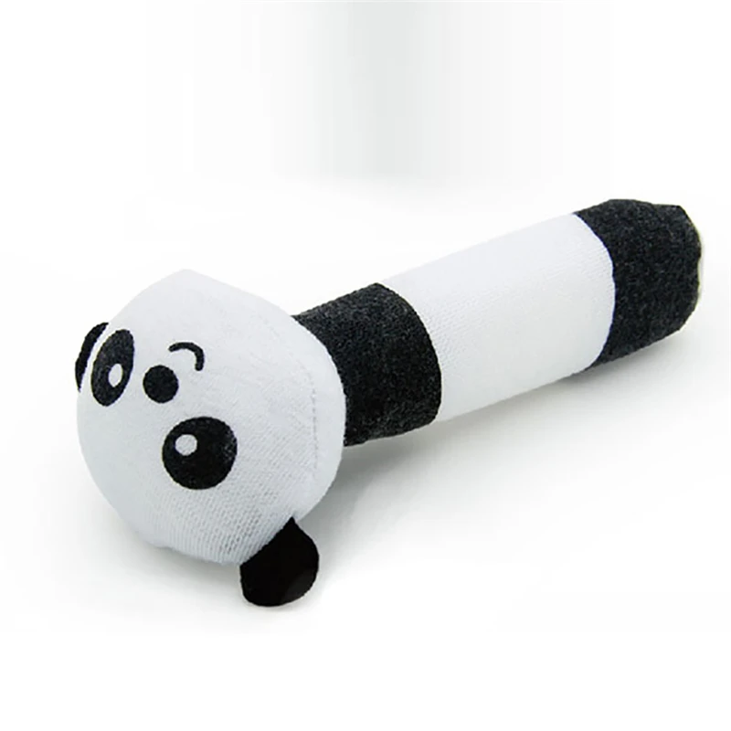 

Great Quality Soft White And Black Toy Panda Baby Infant Kids Handbells Rattles For Baby Kid Gift For Babies Drop Shipping