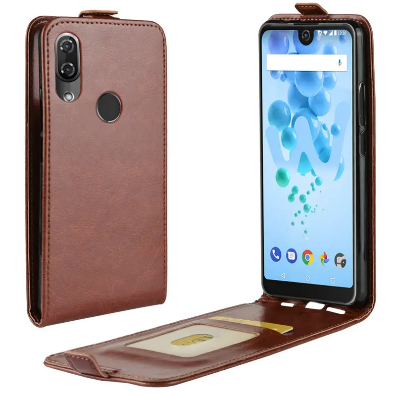 Кожаный чехол с откидной крышкой для wiko view 2 Pro view2 WIERSS чехол-кошелек кожаный чехлы
