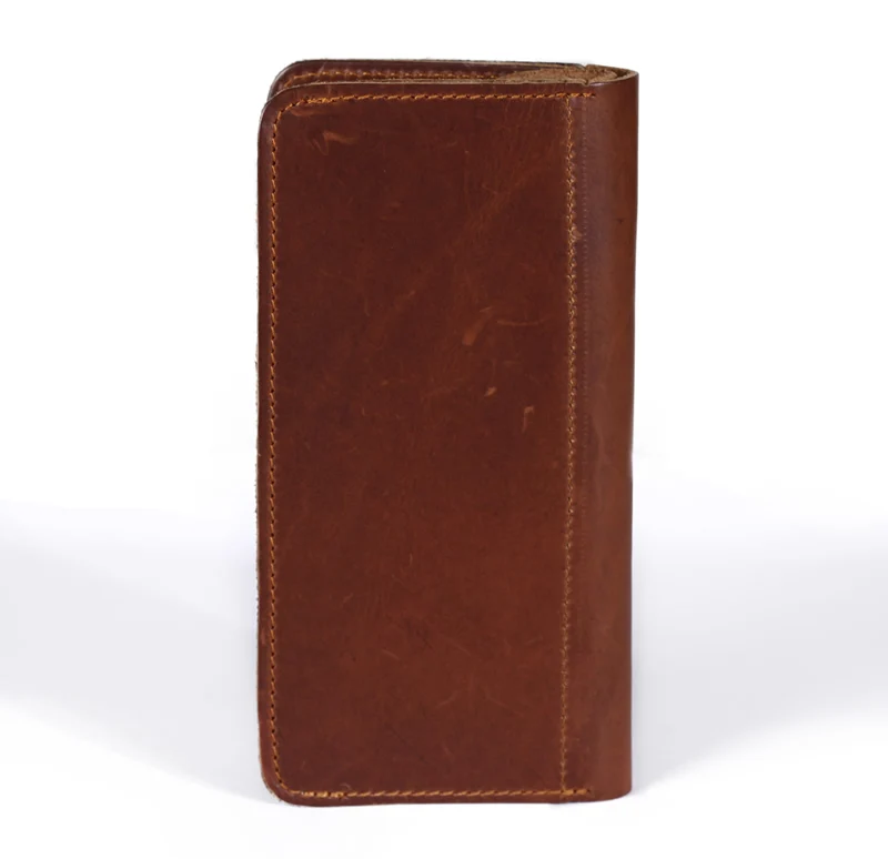 2016 новые люди складным браун из натуральной кожи бумажник старинные очень