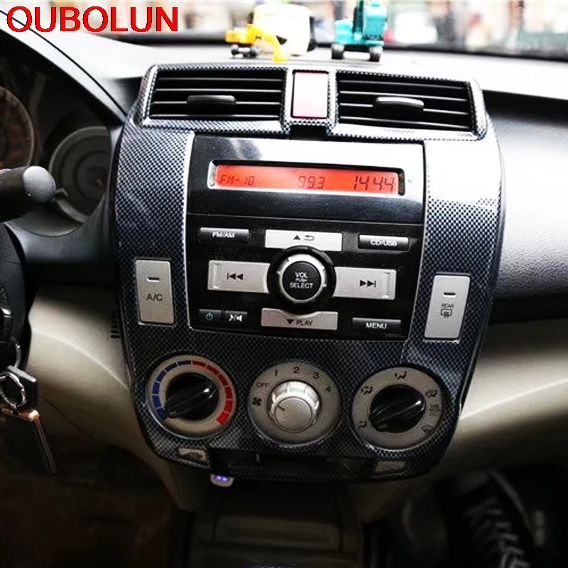 Аксессуары для интерьера Honda City 2008 2012 LHD AT переключатель передач из углеродного