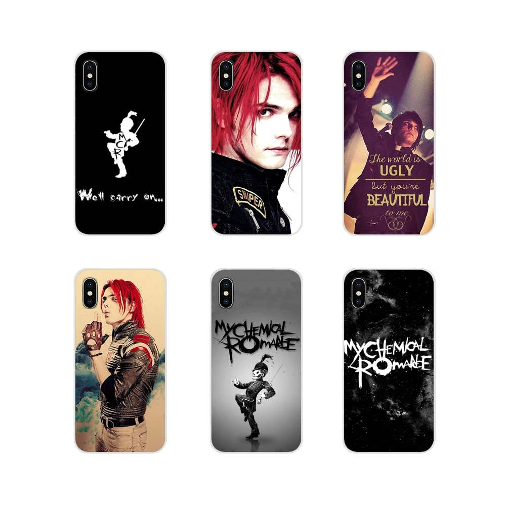 Gerard Way My Chemical Romance MCR Rock для Huawei P Smart Mate Honor 7A 7C 8C 8X 9 P10 P20 Lite Pro Plus прозрачные чехлы из