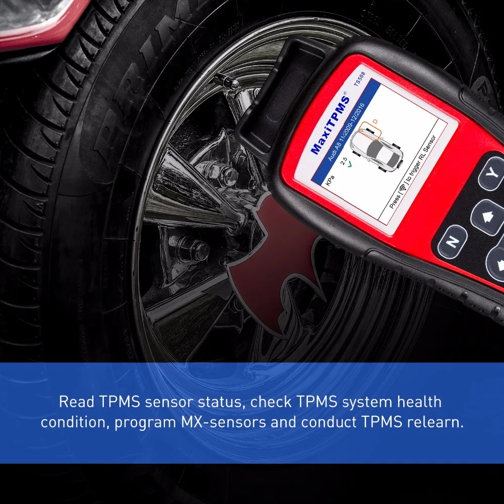 Autel MaxiTPMS TS508 TPMS диагностический инструмент проверка состояния системы программа