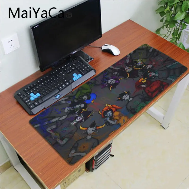 Maiyaca homestuck прочный резиновый коврик для мыши игровой xxl скоростная клавиатура