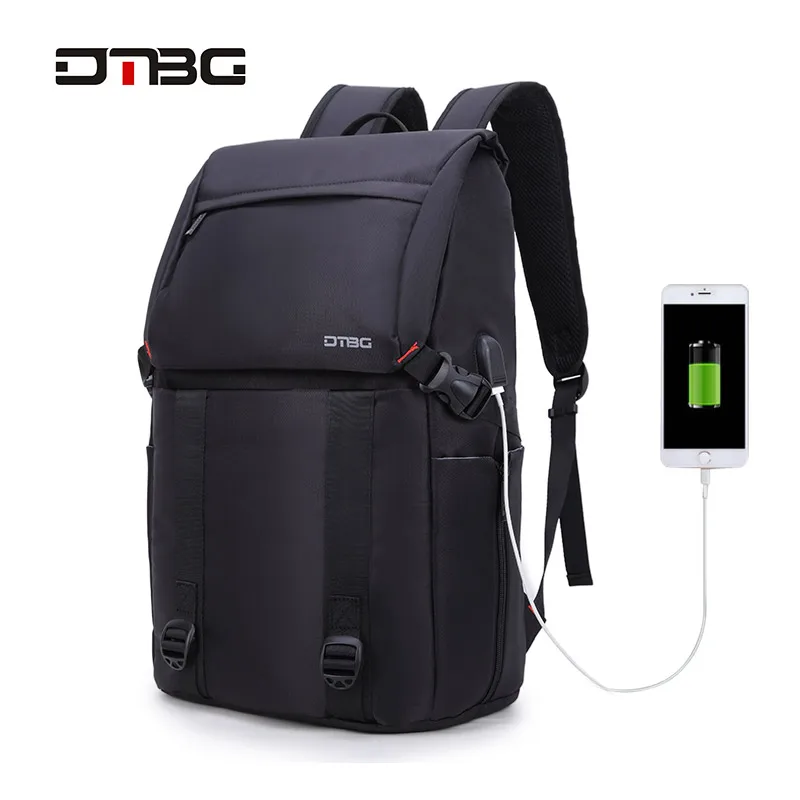 DTBG модный рюкзак с застежками для 17 3 дюймового ноутбука мужской Mochila Женский