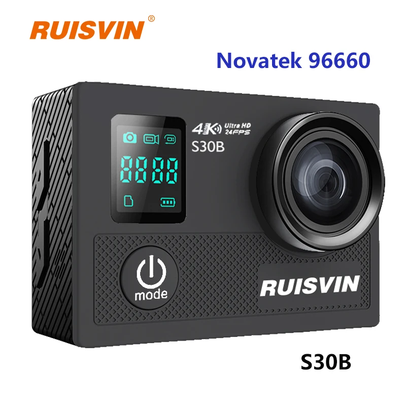 Камера RUISVIN S30B SJ SJ4000 SJ5000 стильная Экшн-камера 30 м для дайвинга Go Водонепроницаемая
