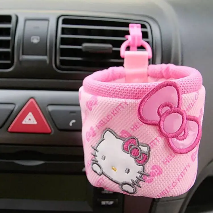 Cute cartoon pink cat Car Storage Box Stowing Tidying Cover car Interior Accessories Styling-pink | Автомобили и мотоциклы