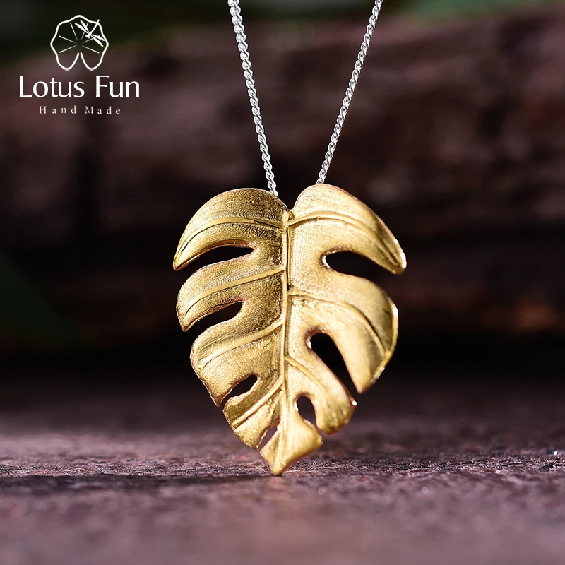 Lotus Fun Настоящее серебро 925 пробы ювелирное изделие ручной работы креативный