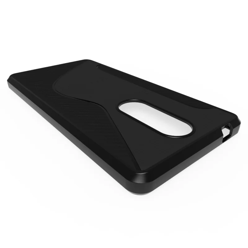 S LINE Skid-proof Soft TPU Silicone protective Case Cover for Nokia 7 C1 |