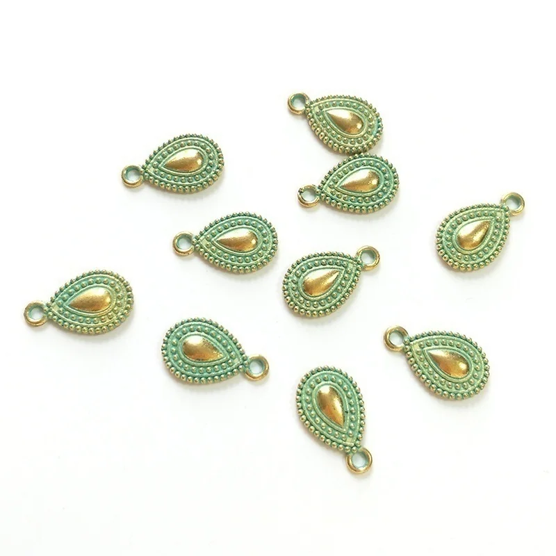 Подвеска из цинкового сплава в виде капли воды 20 шт. 17 мм|charm pendant|zinc alloycharm pendant diy |