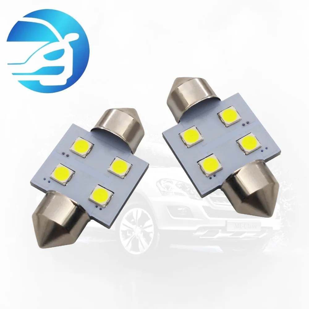4 шт. из автомобильное светодиодное освещение для чтения 12v фестон Светодиодная