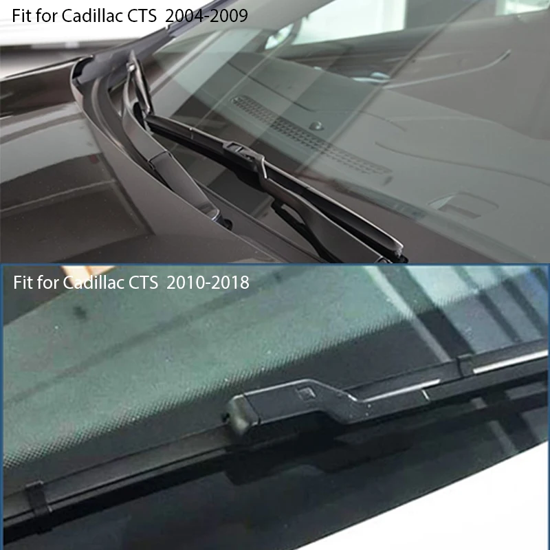 2 шт. резиновые щетки стеклоочистителя для Cadillac CTS 2018 2017 2015 2004|Стеклоочистители| |