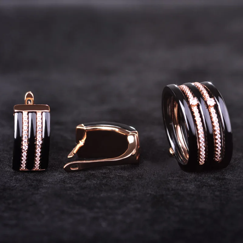 Набор украшений Blucome китайские фарфоровые керамические серьги гвоздики из