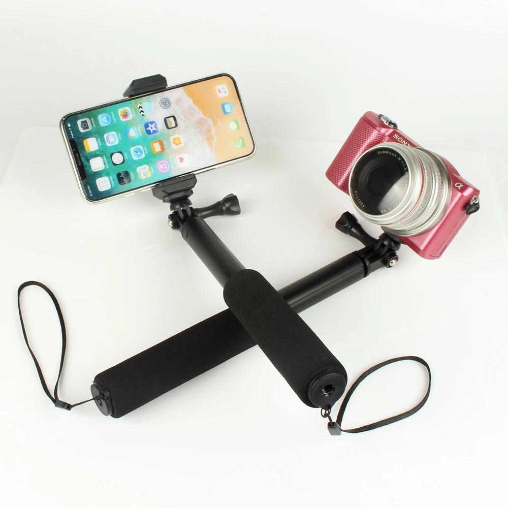 Luxury Extendable Selfie Stick Monopod Tripod for Sony X3000 AS300 AS200 AS50 RX0 AZ1 AS30 AS15 Folding Self Selfies Stand | Электроника