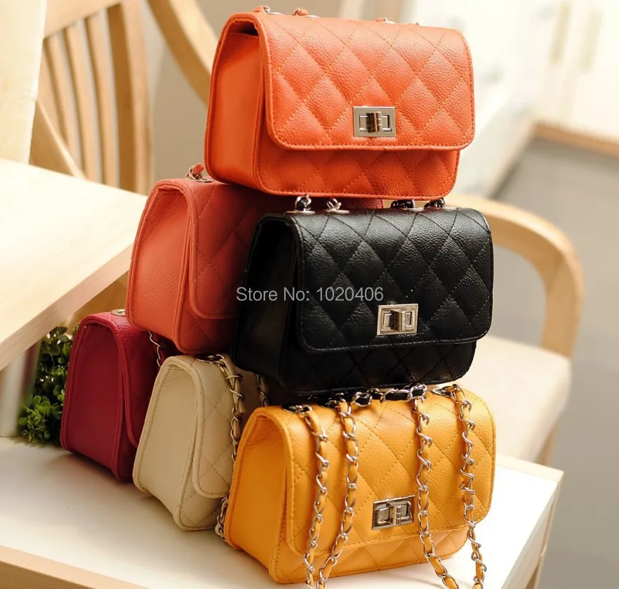 Карамельные женские сумки через плечо модные в британском стиле маленькая сумка