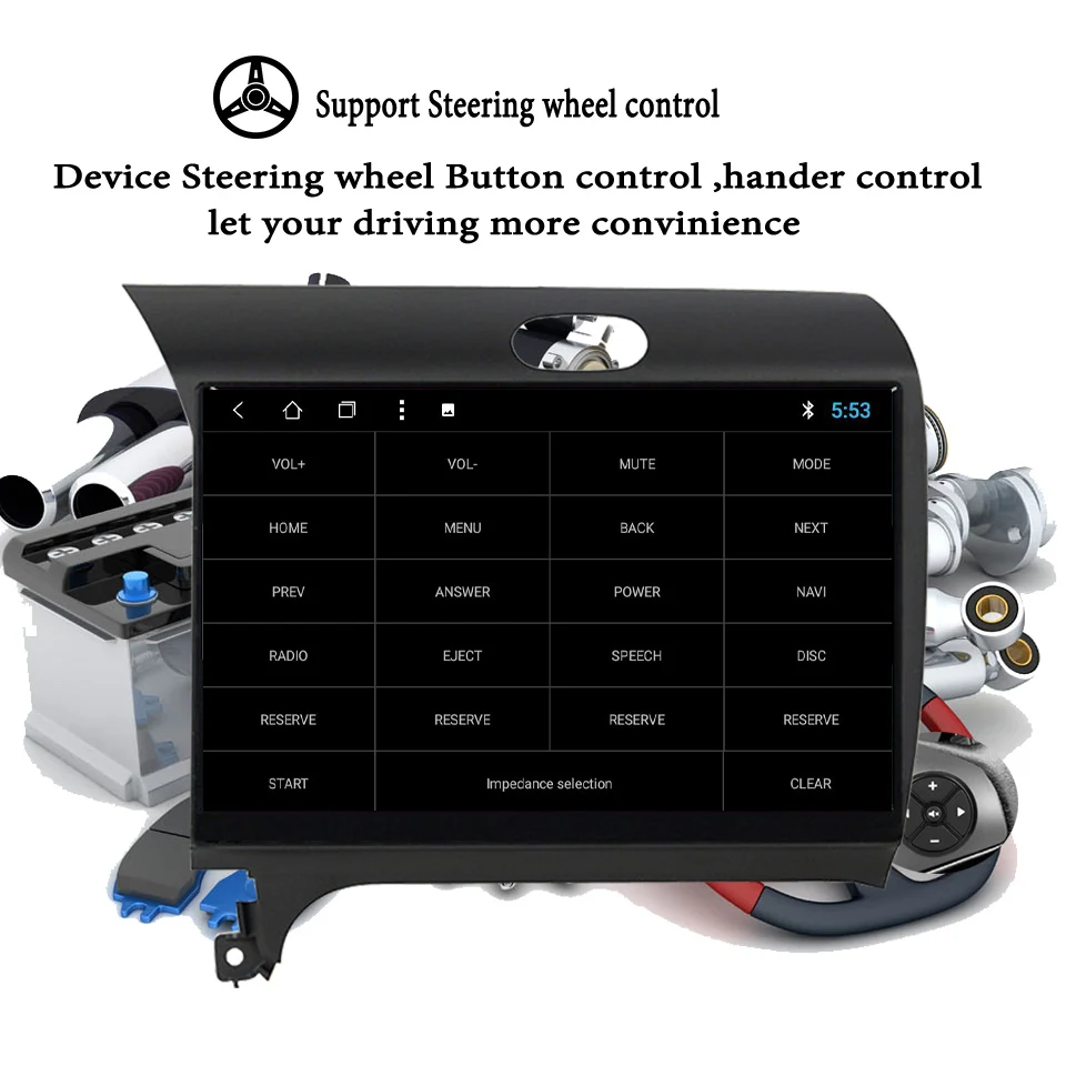 Автомагнитола мультимедийный плеер Android 10 0 DVD для Kia CERATO K3 FORTE 2013 2014 2015 16 головное