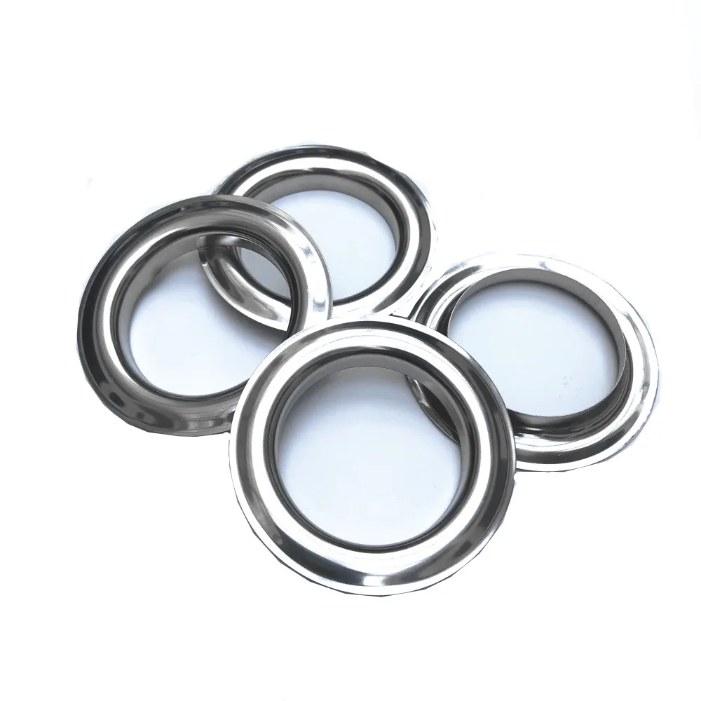 Silver Золотые/серебряные/бронзовые металлические кольца для штор s кольца металлические проушины для штор аксессуары установка штамповочной машиной D2 - Цвет: Silver