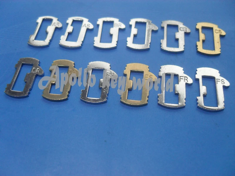 

Ремонтные аксессуары, Язычковая пластина для автомобильного замка для Peugeot Citroen, набор автомобильных ключей, слесарный инструмент, всего 240 шт. (12 моделей)