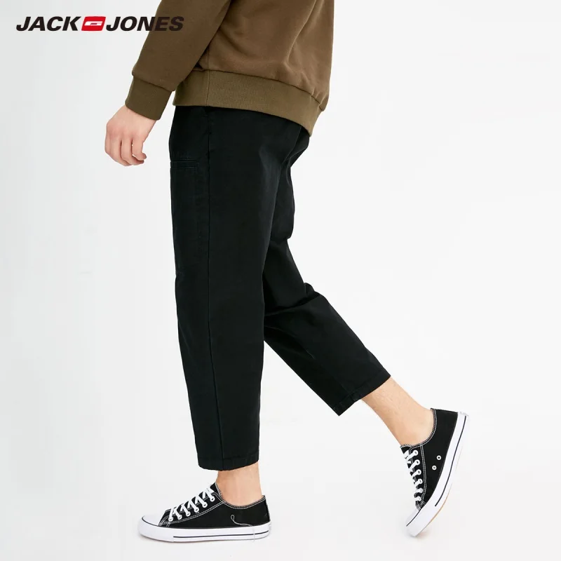 JackJones мужские укороченные брюки свободного кроя из хлопка C | 218314566