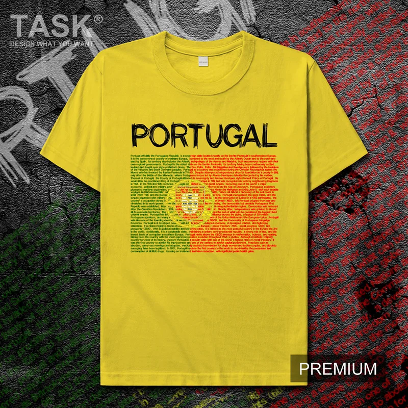 Португальский pt Мужская футболка новый Топ Футболка короткий рукав одежда