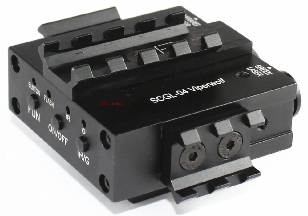 Тактический лазерный прицел Viperwolf 5 мВт зеленый ИК комбинированный AR M4 указатель