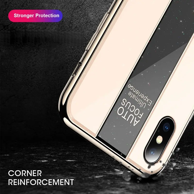 Модные чехлы для телефонов iPhone XR X XS Max мягкий акриловый чехол из ТПУ 6 6s 7 8 Plus