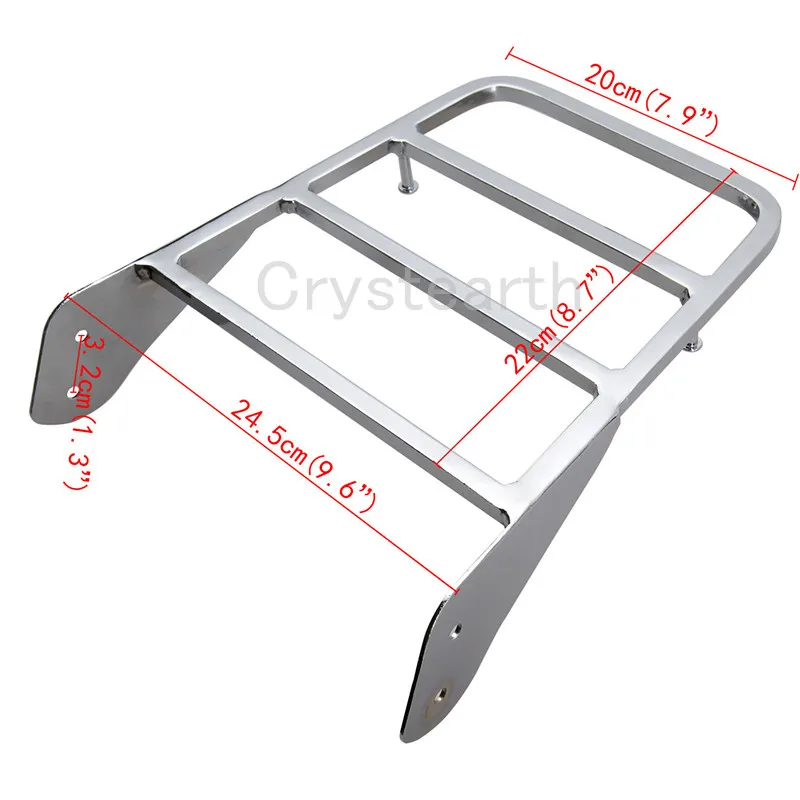 Багажный стеллаж для Yamaha V-Star 1100 Classic  Dragstar XVS 1100 2000-2011 01 02 03 04 05 06 07 08 09 10 (art.: 7aa02b3cf) - 7aa02b3cf