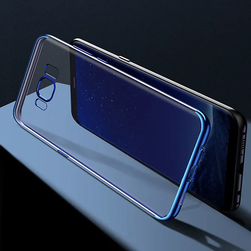 Ультратонкий Мягкий чехол из ТПУ для Samsung Galaxy S8 S9 Plus S7 Edge Note 8 9 A7 A5 J7 A8 A6 2018