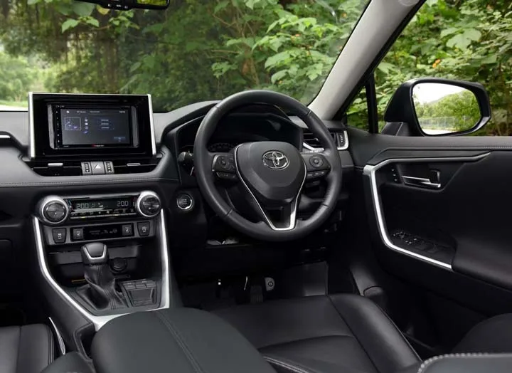 Декоративные аксессуары для TOYOTA Rav4 XA50 2019 2020 2021 панель рулевого колеса крышка
