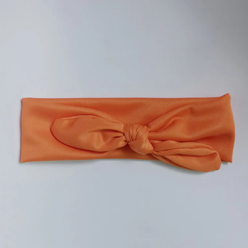 Детская повязка на голову для новорожденных эластичная с кроличьими ушками